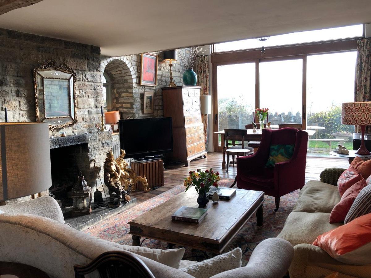 Peaceful Stone Barn Conversion In Somerset Villa Hurcot Buitenkant foto